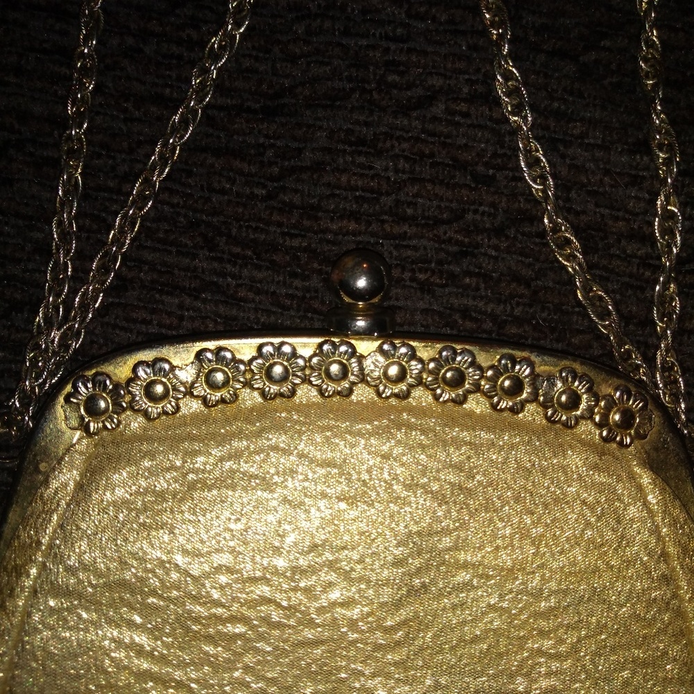 Vintage Wearwell gold tone evening bag purse - Picture 6 of 7